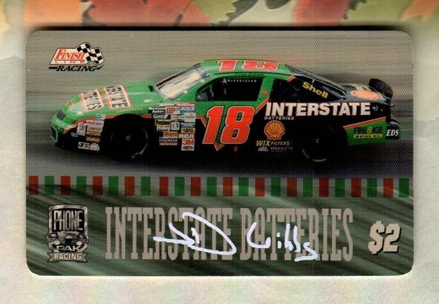FINISH LINE RACING Interstate Car 18, NASCAR ( 1996 ) Phone Card ( EXP. ) V2