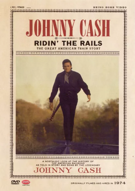 Johnny Cash: Ridin' the Rails DVD (2005) Johnny Cash cert E Fast and FREE P & P