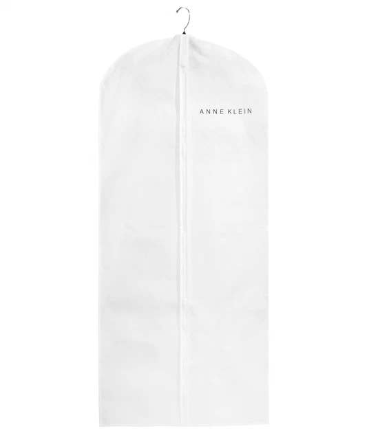 Anne Klein Unisex Two Tone Garment Bag Luggage, White, One Size