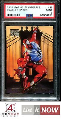 1996 Marvel Masterpieces #86 Scarlet Spider Pop 4 Psa 9 Set Break A3442214-251