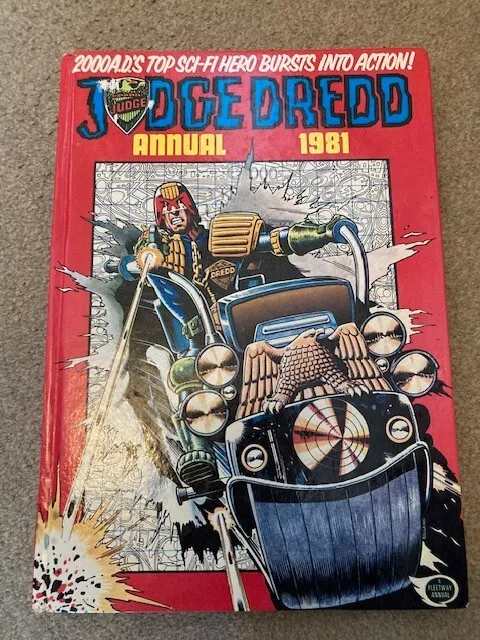 Judge Dredd Annual 1981. Good Condition for Age