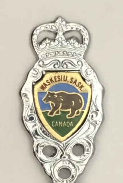 Waskesiu Sask, Canada - Vintage Souvenir Spoon Collectible