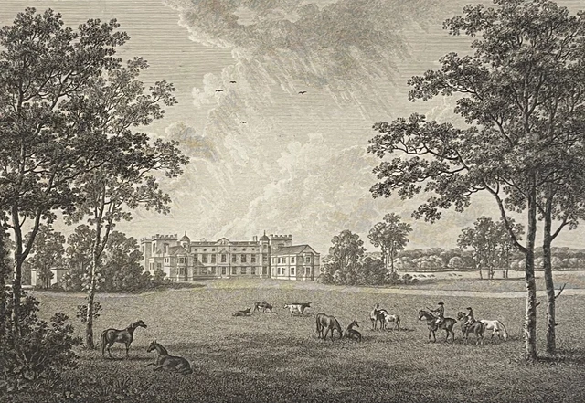 Burton Constable in Yorkshire 1779 United Kingdom d'après W Watts