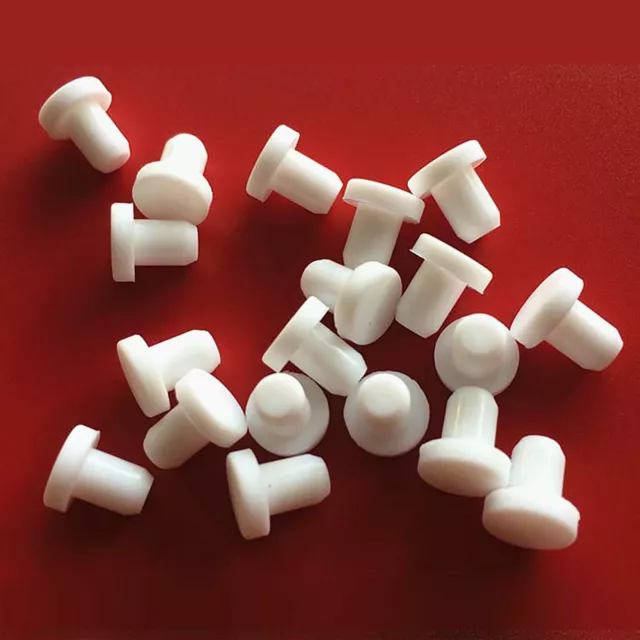 Hole Plug Silicone Blanking End Cap Tube Seal Plugs Solid / Hollow White 9~19mm