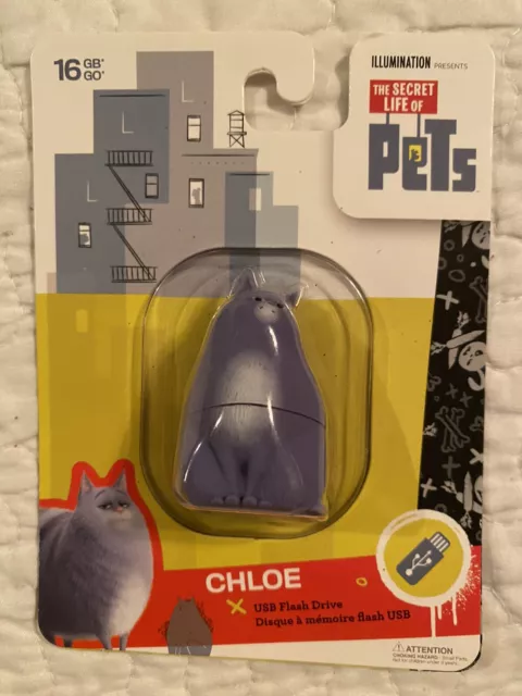 NEW: The Secret Life Of Pets ~ 16GB USB Flash Drive ~ Chloe