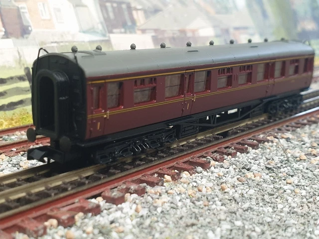 N GAUGE DAPOL 2P-000-002 COLLETT BR MAROON COMPOSITE COACH ( W7021 ...