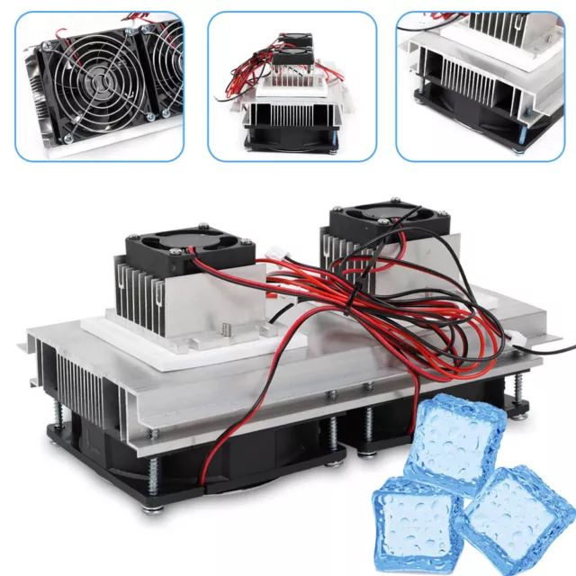 12V Cooling Fan Thermoelectric Peltier Refrigeration Cooling System DIY Kit New