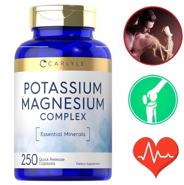 Potasio + magnesio, apoyo para la salud de los músculos, los huesos y el corazón