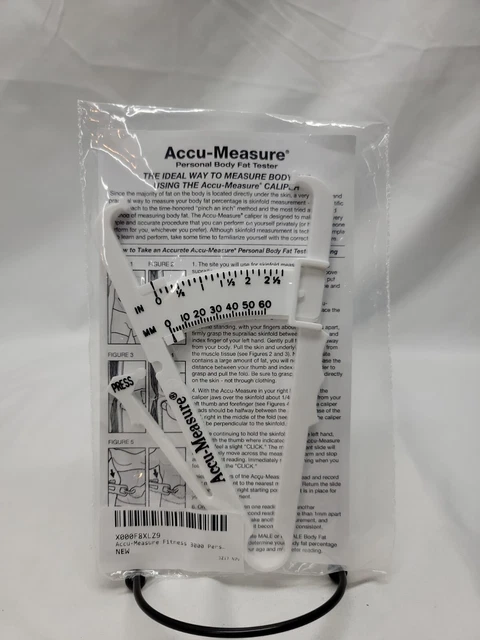 Probador de grasa corporal personal Accu Measure Fitness 3000