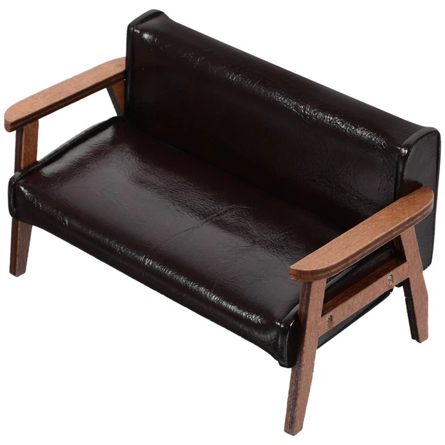 Fauteuil Miniature Inclinable Pour Maison De Poupée - Échelle 1/12, Réaliste, Décor Salon Ou Bureau