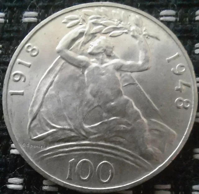 100 Kronen (S) 1948 30 Jahre Unabhängigkeit (1918-1948)