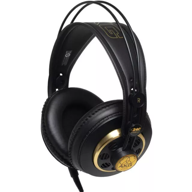 AKG K240 Over-Ear Headphones - Black/Gold