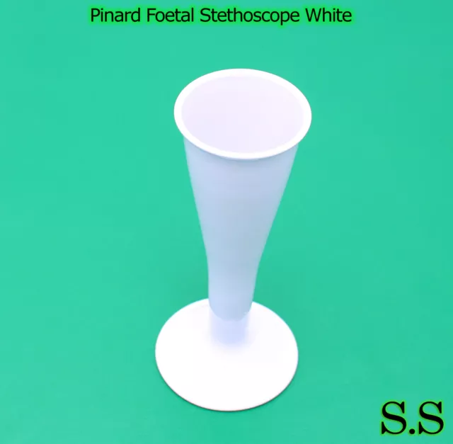 Pinard Foetal Stethoscope WHITE Colore Surgical instruments