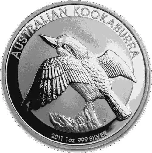 1oz 2011 Kookaburra Silver Bullion Coin - in Capsule - The Perth Mint