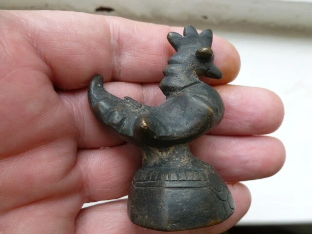 Antique Burma Burmese bronze opium weight, No 2