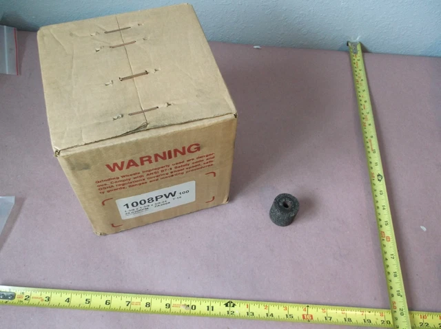 Daco Abrasives 1008PW Grinding Plug 1-3/8 x 1-3/8 x 3/8-24, ZA20, T-18 (QTY 10)