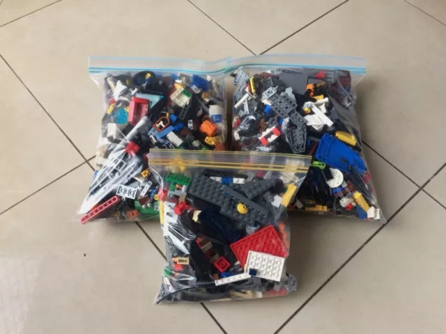 3KG LEGO x2550pc's! CREATIVITY PACKS - FATASTIC MIX OF BULK LEGO! 3