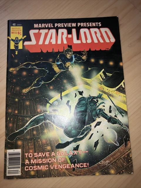Marvel Preview 15 Magazine Star-Lord (Early Jusko cover-1st Marvel Work?)