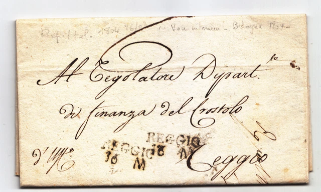 Document Historique Période Napoléonienne - Romagna, Préfecture Saludecio Pour S.Arcangelo 1813 - Occasion Rare