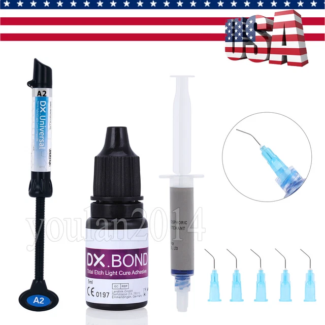 DENTEX DENTAL LIGHT Cure Bonding Adhesive/Acid Etching Gel 37