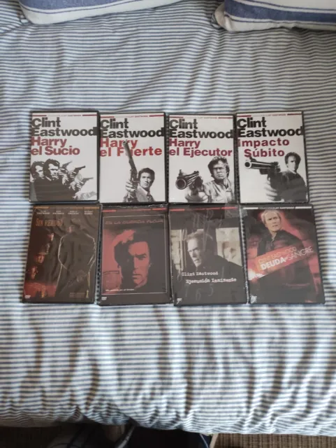 - Dvd - Lote Clint Eastwood De 8 Discos Precintados *** De Culto