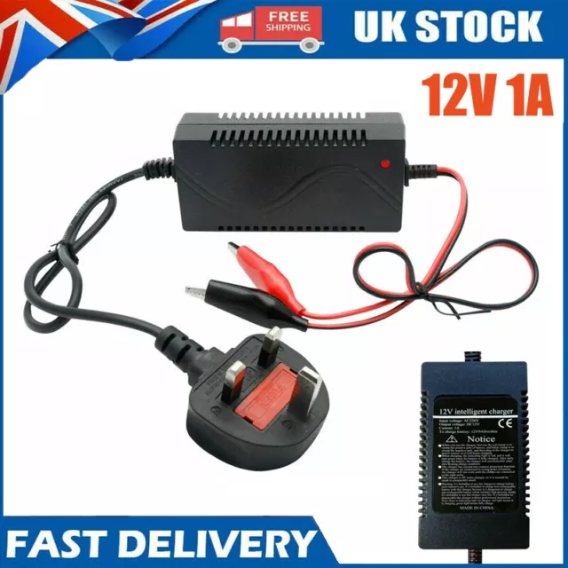 12V Kids Car Battery Charger Electric Toy Motorcycle Truck Power Adapter UK Plug