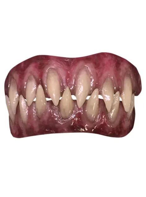 Denti demoniaci - morsi brutti con perline adesive