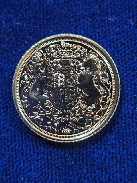 🌟 2022 Great Britain Gold Memorial HALF-Sovereign BU King CHARLES III Coin
