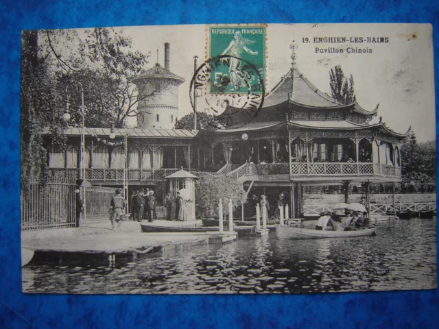 ENGHIEN-LES-BAINS  :  Le Pavillon Chinois.......VO.1910.