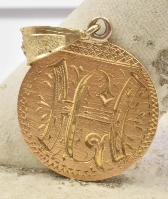 Super RARE 1863 or 1868 $3 Gold princess Coin Love Token Pendant Hand engraved