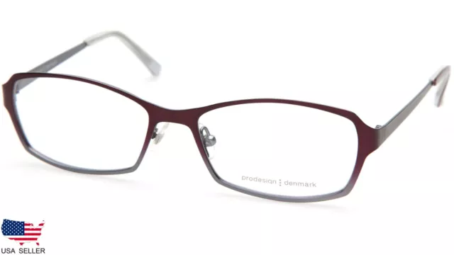 "NOTES" PRODESIGN DENMARK 1259 c.4041 RED EYEGLASSES FRAME 53-16-135 B33mm Japan