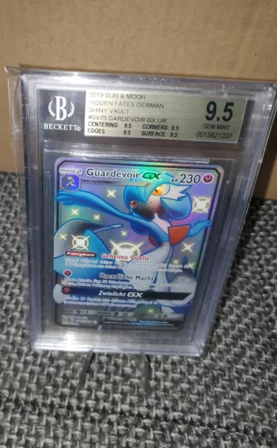 Pokemon Gardevoir GX Shiny SV75 SM Hidden Fates PSA 9 Mint Original