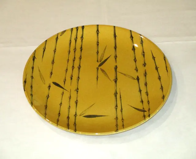 Rare Vintage Kelston Ceramics (Crown Lynn)  Tan Brown Dinner Plate *Bamboo D839