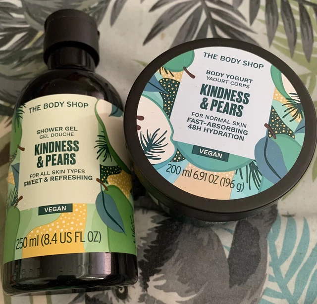 THE BODY SHOP kindness and pears shower gel and body yoghurt £8.50