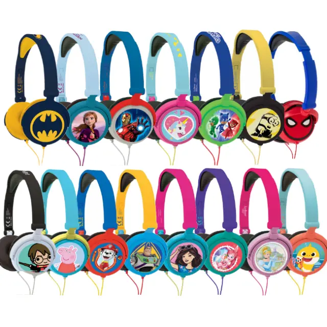 Lexibook Kids Stereo Headphones Foldable Adjustable Disney Toys - 15 Designs