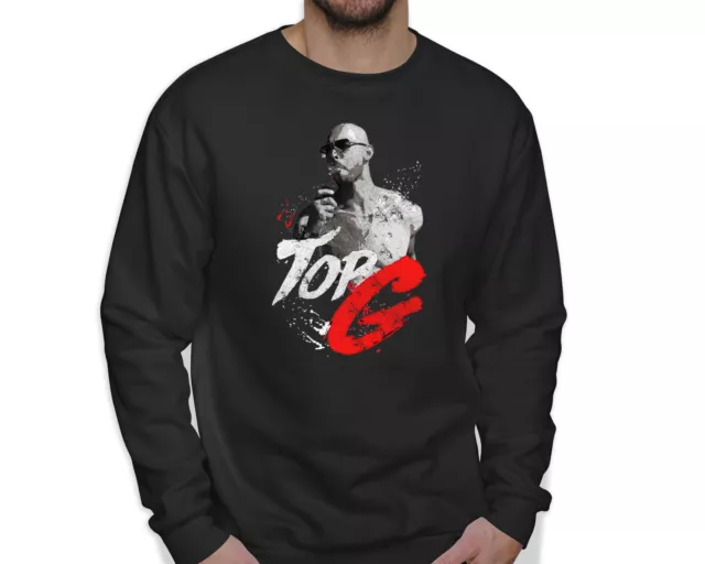 Andrew Tate Top G Jumper Shirt Gangster Hustler Alpha Sweater Viral 2023 Merch