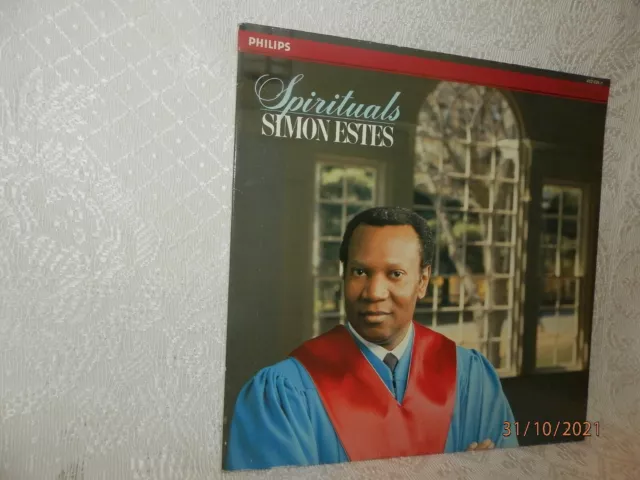 SIMON ESTES spirituals LP 33tours PHILIPS 412 631-1 Holland 1985