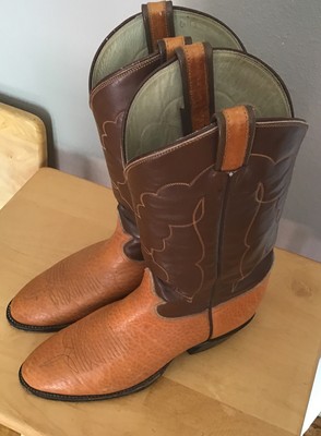 Brown Leather Western Cowboy Boots 