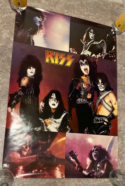 KISS vintage 1977 poster Love Gun 24 “-34”