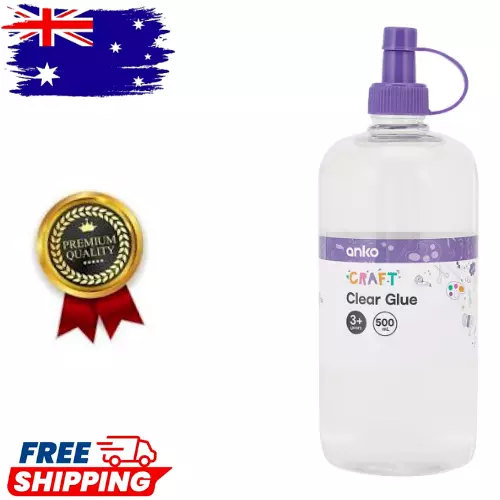 All Purpose PVA Glue White DIY Craft Slime Scrapbooking Washable Adhesive 500ml*