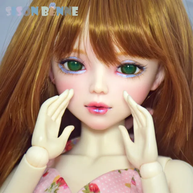 SISON BENNE 56cm Hübsche Mädchen Große Weibliche BJD Puppe Mit Grünen Augen Doll