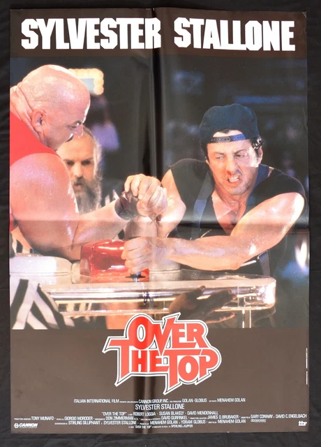POSTERS OVER THE Top Sylvester Stallone Menahem Golan Robert Lodge S01 ...