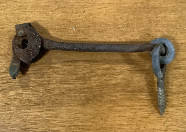 Antique Iron Door Latch Hook - 6” - Barn/Gate Hardware
