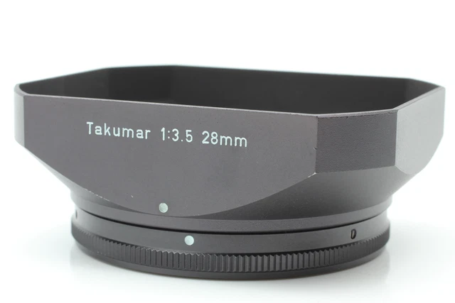 [MINT] Asahi Pentax Takumar 28mm F3.5 Square Metal Lens Hood From JAPAN
