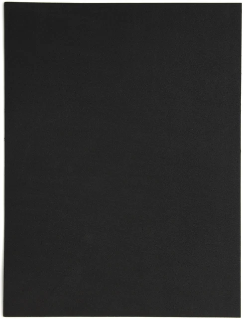 20er-Pack Schaumstofffolie 9""x12"" 2 mm - schwarz -400005-43