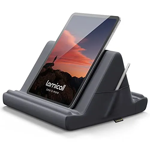 Coussin de Support Tablette PC Smartphone Pad Pillow Support Lavable Noir