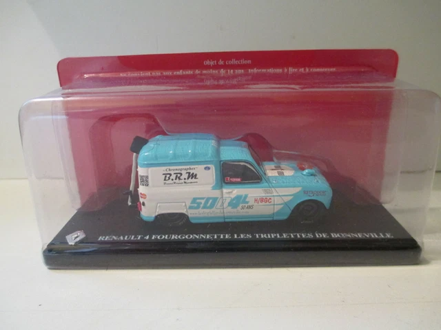 ODEON 167 – Renault 4 F4 Fourgonnette Blanche – échelle 1/43 – Résine – Neuve