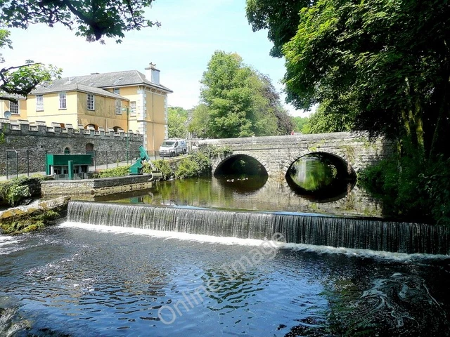 Photo 6x4 River Tavy at Tavistock Bridge A fine June afternoon. c2011