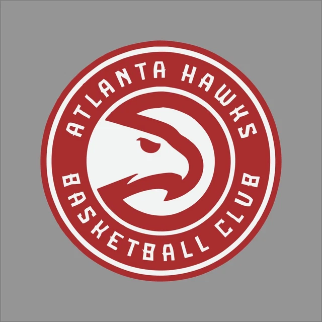 ATLANTA HAWKS 2 NBA Team Logo Vinyl Decal Sticker Car Window Wall