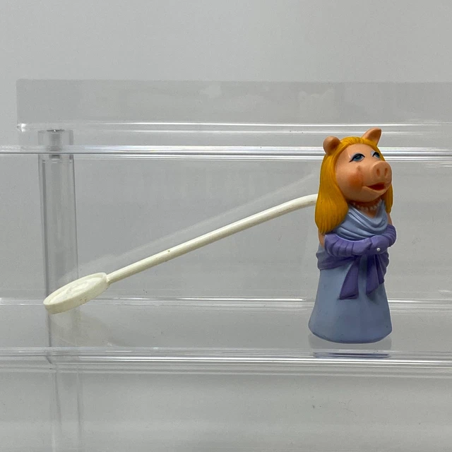 Muppets MISS PIGGY Figure Stick Puppet Fisher Price Toy